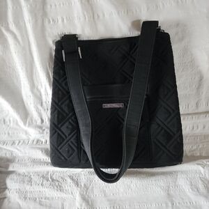 Vera Bradley Black Quilted Shoulder Bag